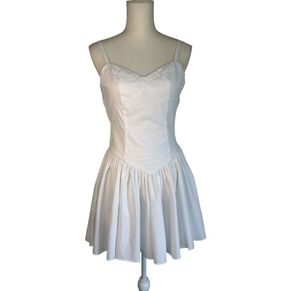 CAROLINE CONSTAS Orella Scoop Back Mini Dress in White X-Small New Womens - Picture 4 of 9